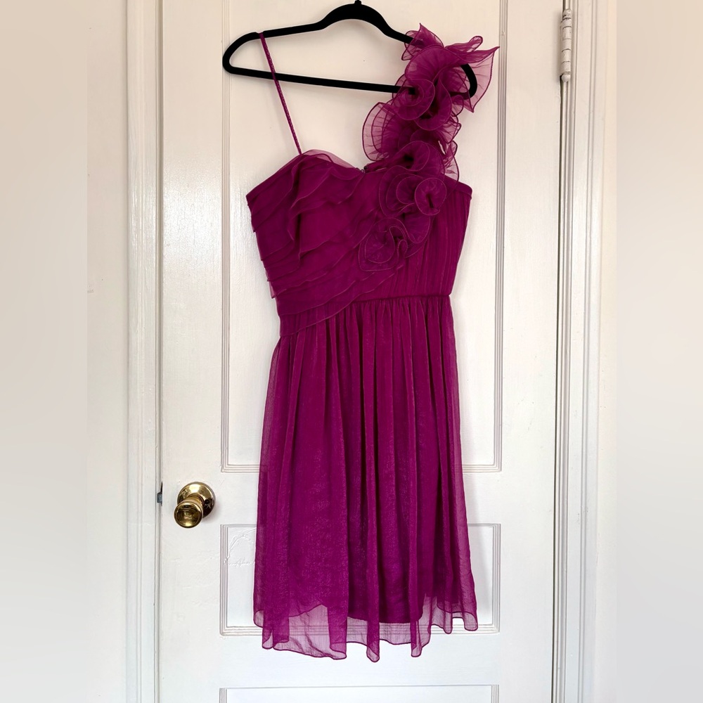 BCBGeneration One Shoulder Cocktail Dress